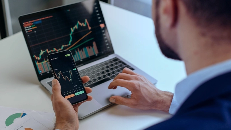 Panel de control de trading de Vigor Bitnova